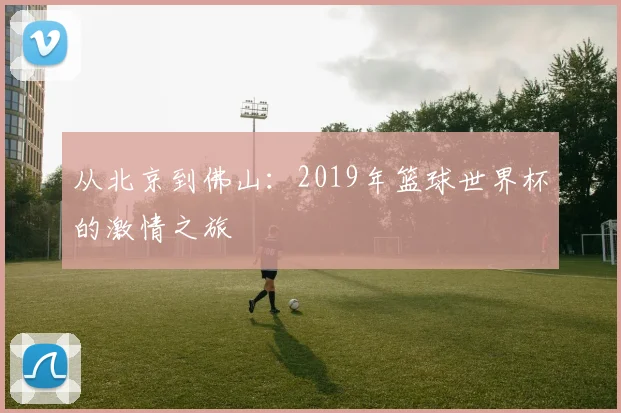 从北京到佛山：2019年篮球世界杯的激情之旅